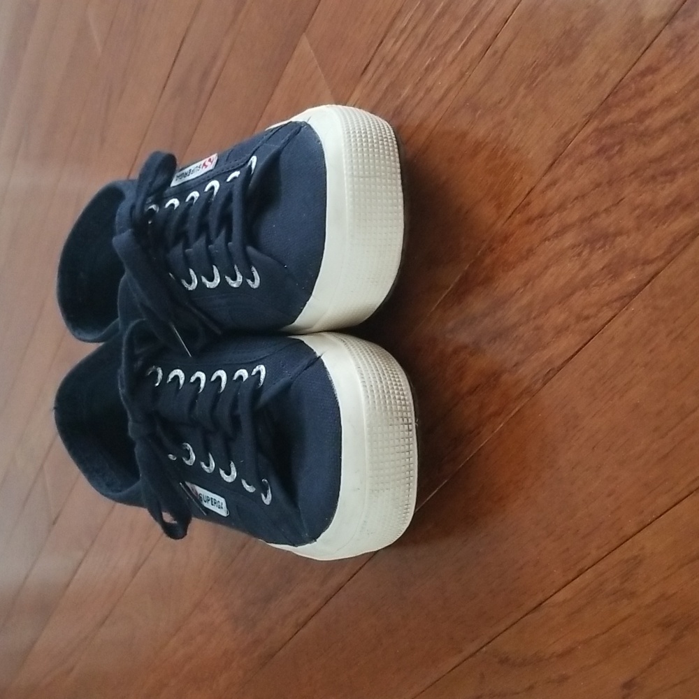 Superga Navy Canvas Sneakers - Picture 6 of 10